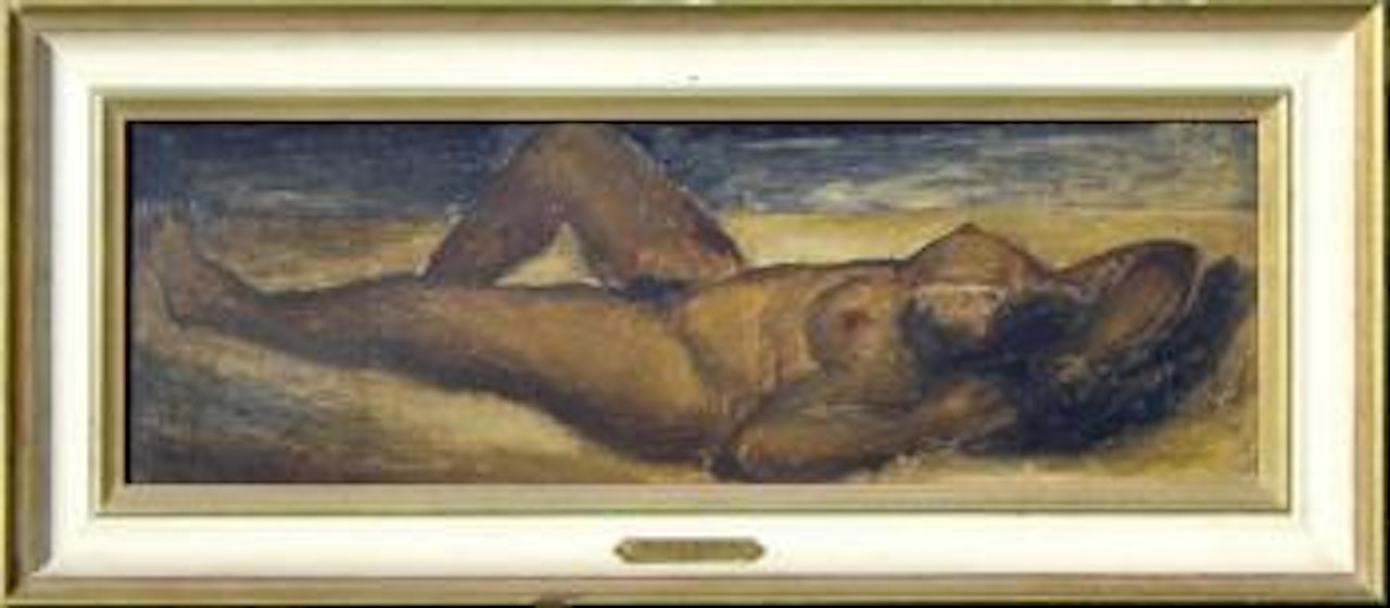 Nu sur la plage by Emmanuel Mané-Katz