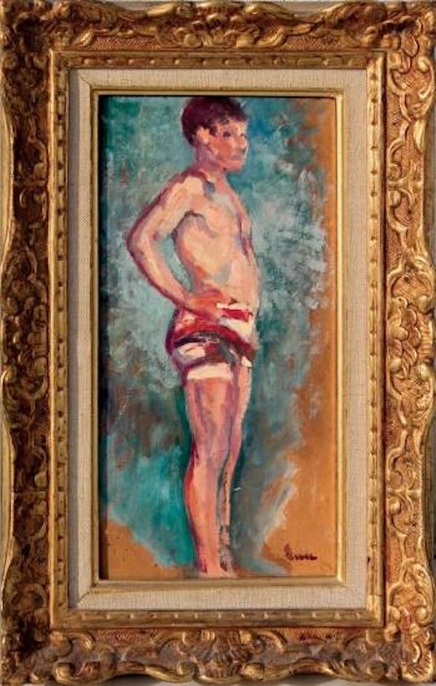 Jeune baigneur by Maximilien Luce