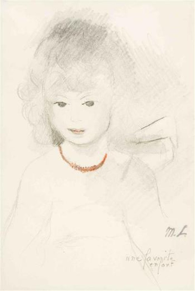 Une favorite enfant by Marie Laurencin