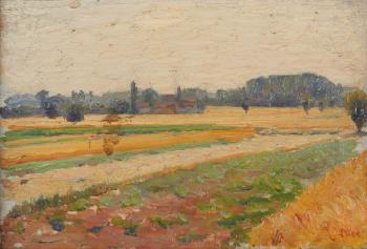 Paysage de Moulineau by Maximilien Luce