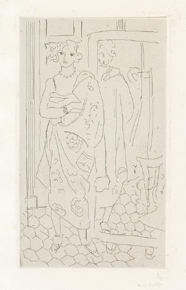 Le Reflet dans la glace by Henri Matisse