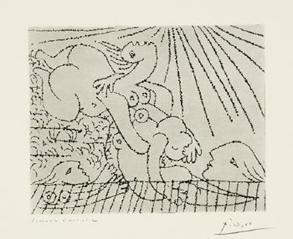 Le Sauvetage de la noyée II by Pablo Picasso