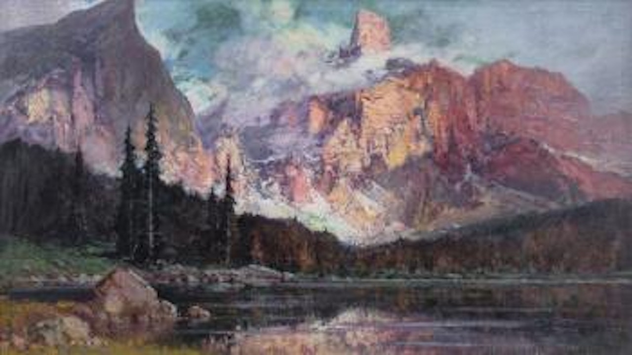 Paesaggio delle Dolomiti by Cesare Bentivoglio