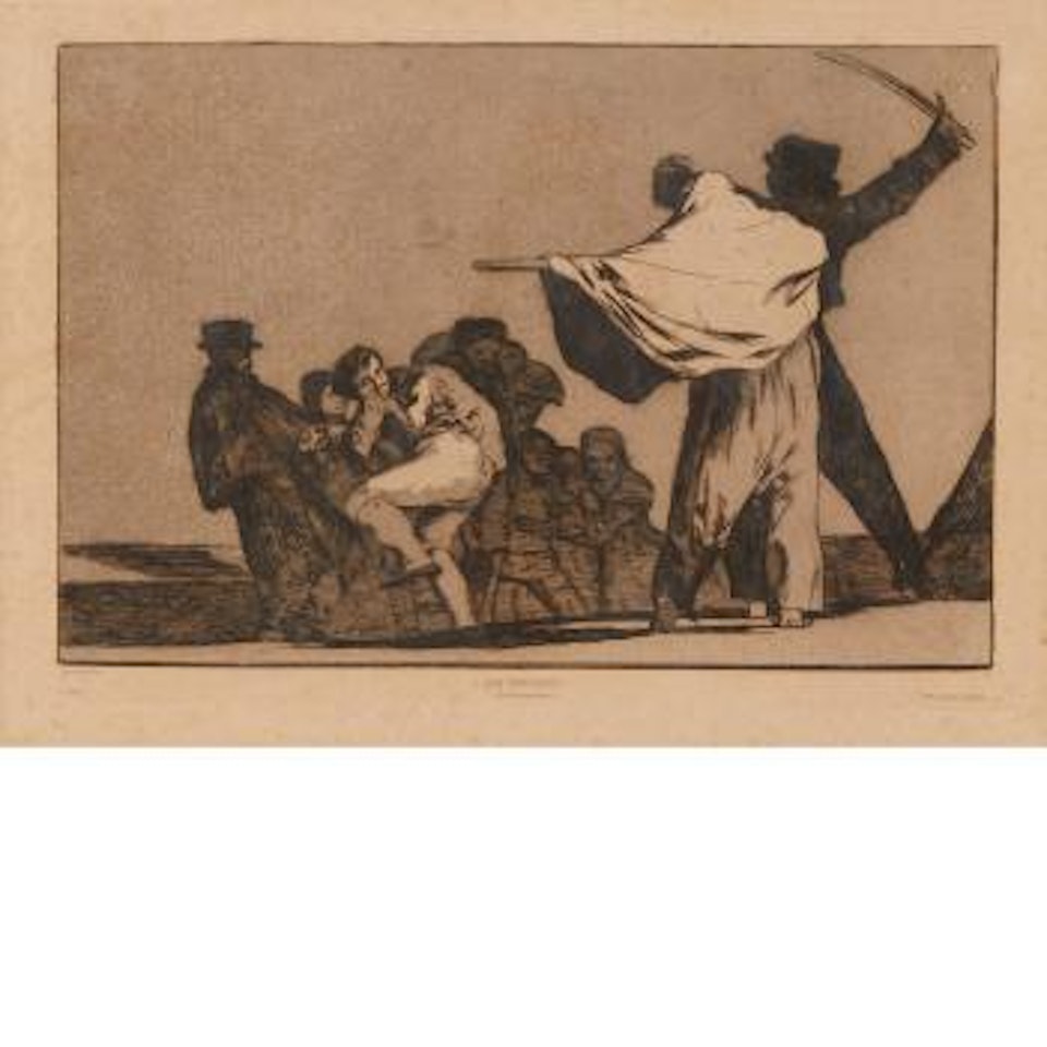 Que Guerrero (Harris 226) by Francisco José de Goya
