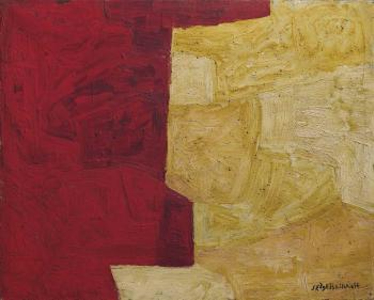 Composition Abstraite Rouge-jaune by Serge Poliakoff