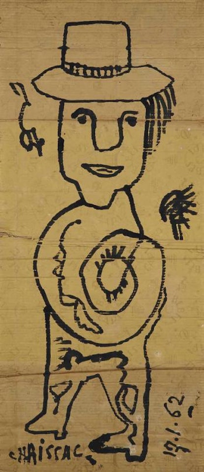 Personnage Chapeauté by Gaston Chaissac