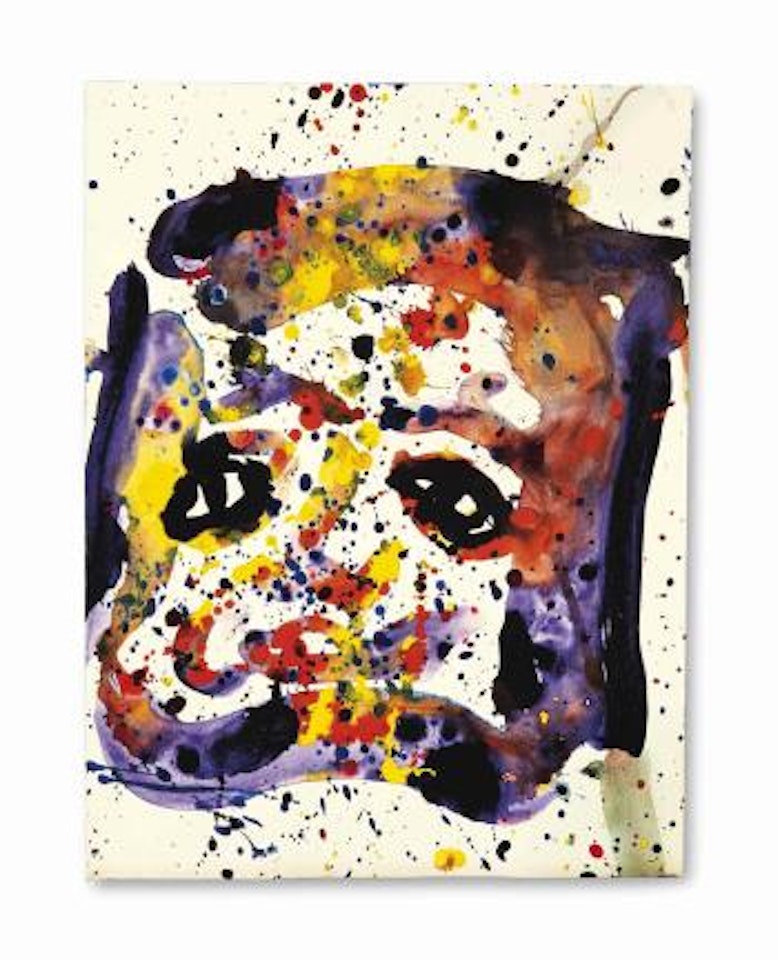 Untitled (From 36 Kao's Faces) by Sam Francis