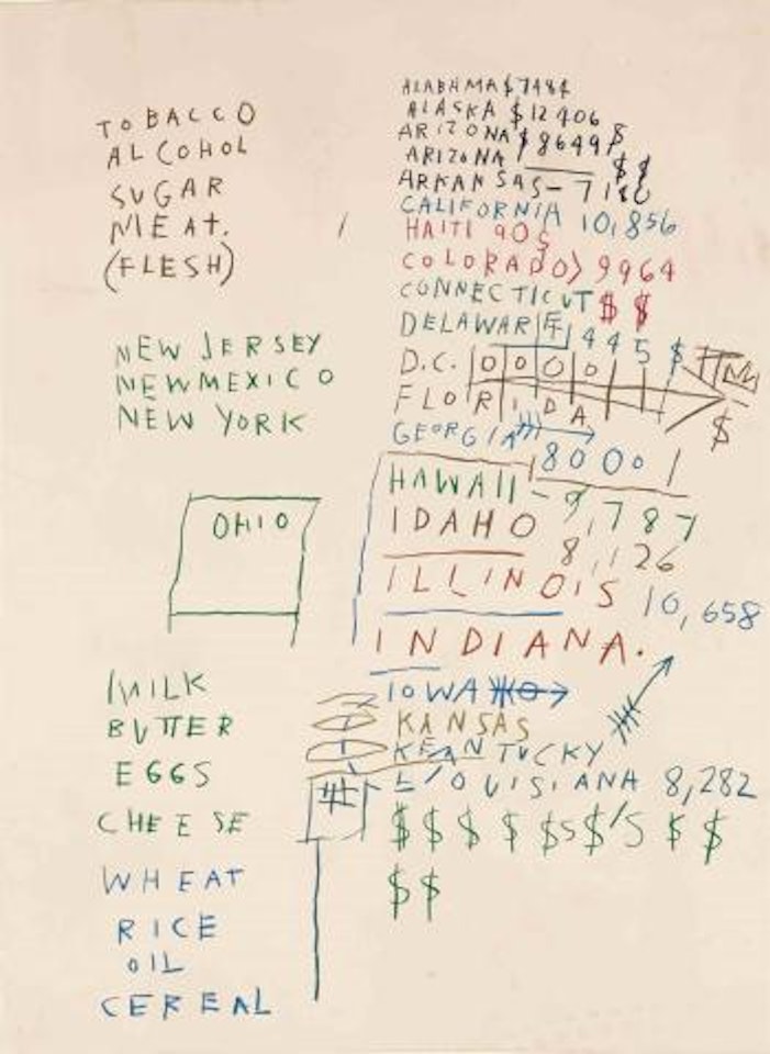 Sans titre. Sans titre by Jean-Michel Basquiat