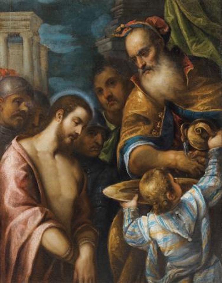Ponce Pilate Se Lavant Les Mains by Venetian School by Paolo Veronese