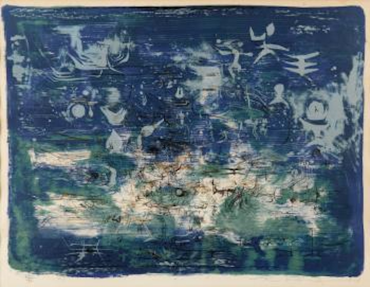 Jardin La Nuit by Zao Wou-Ki