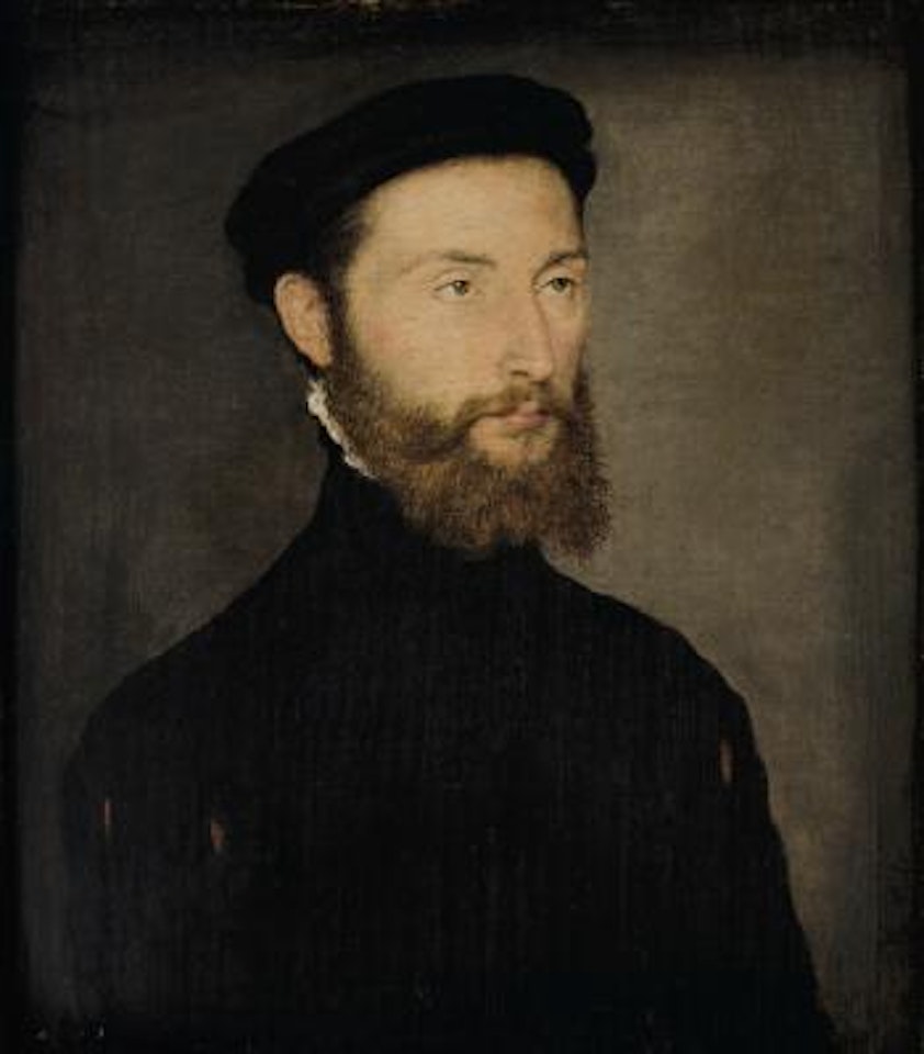 Portrait D'homme Barbu Anciennement Dit De Charles De Cossé-Brissac by Corneille de Lyon