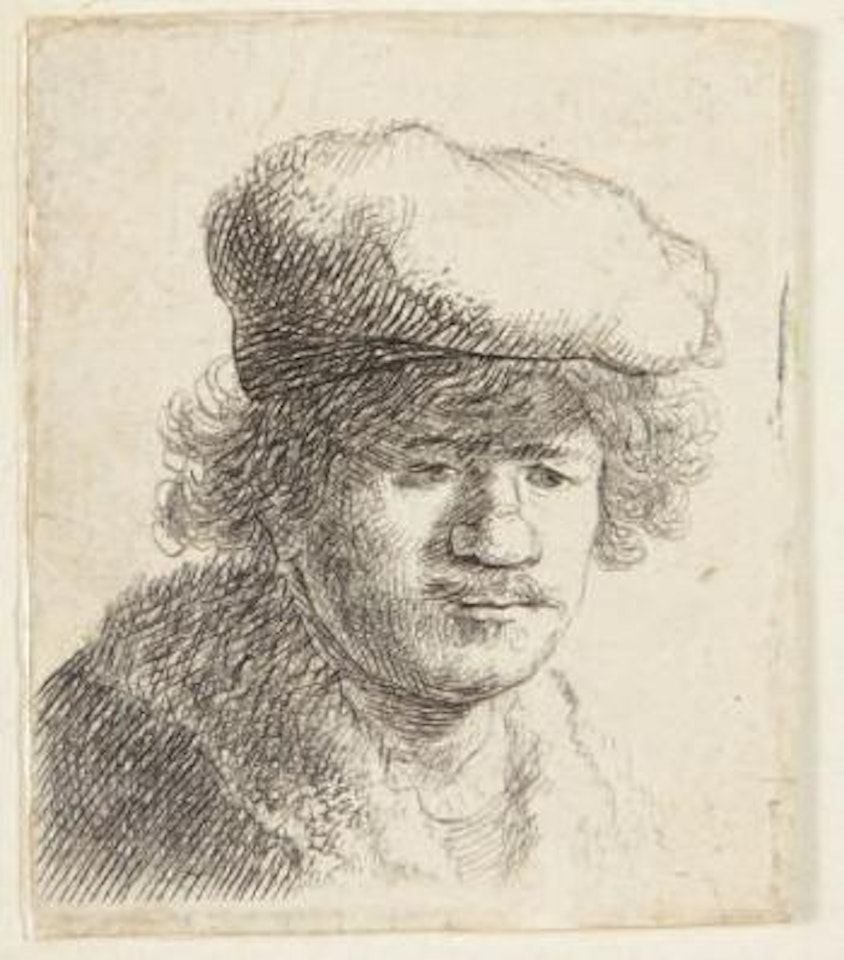 Autoportrait au bonnet mou by Attributed to Rembrandt Harmensz van Rijn