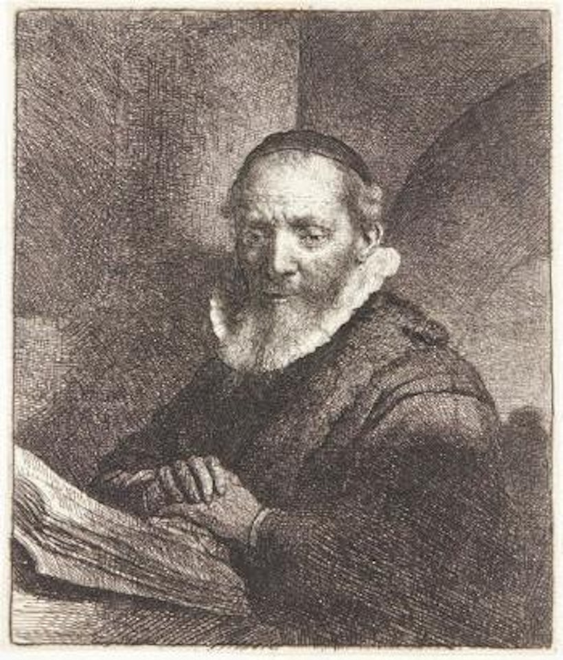 Jan Cornelis Silvius, ministre protestant by Attributed to Rembrandt Harmensz van Rijn