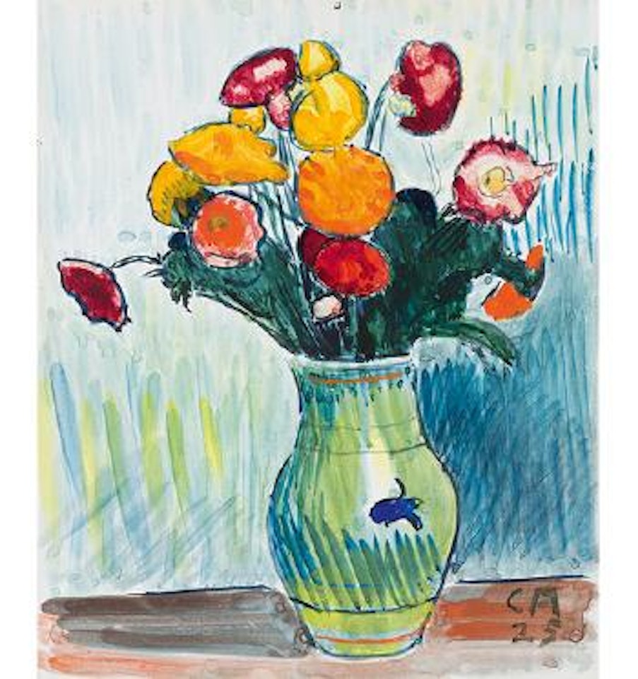 Stillleben mit Mohnblumen by Cuno Amiet