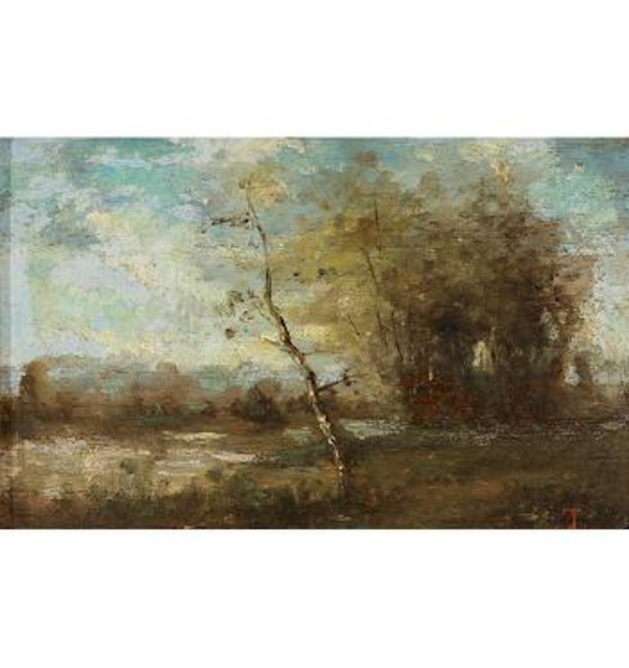 Kleine Flusslandschaft by Paul Désiré Trouillebert