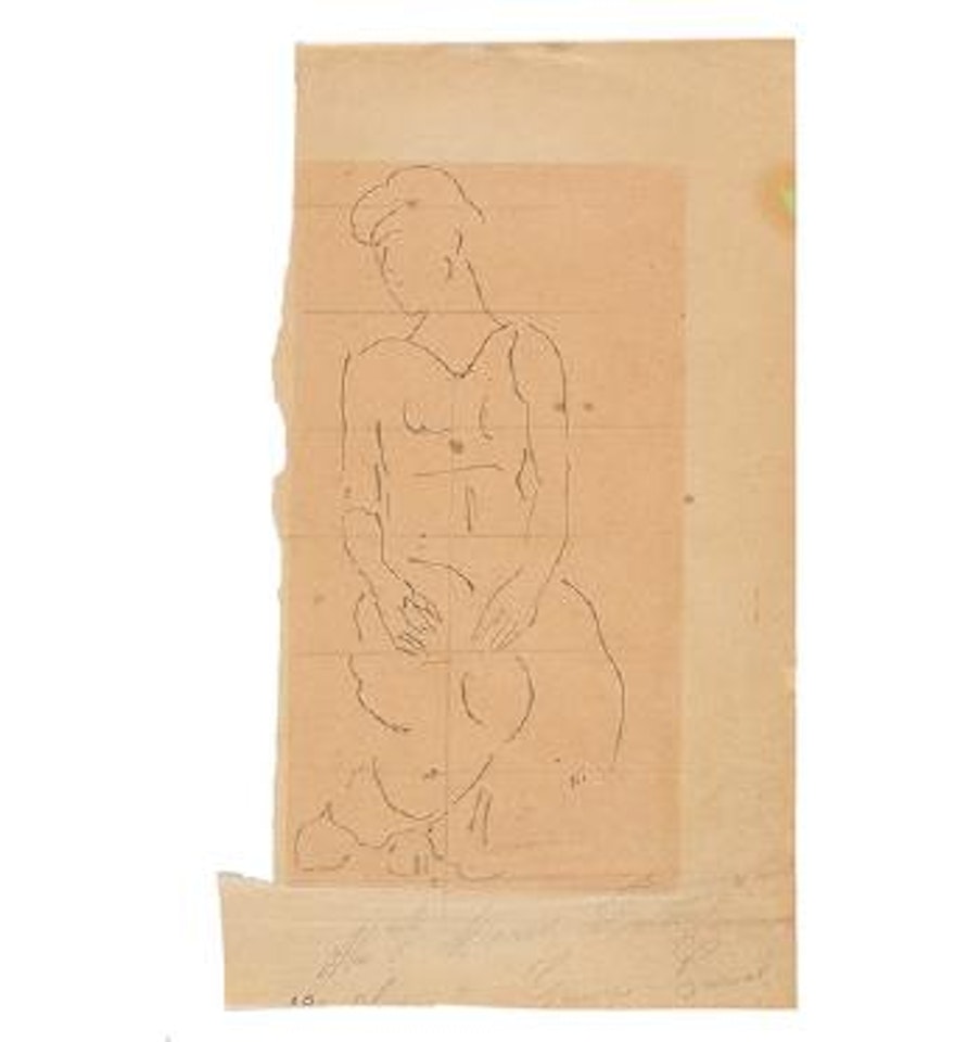 Sitzende Frau by Ferdinand Hodler