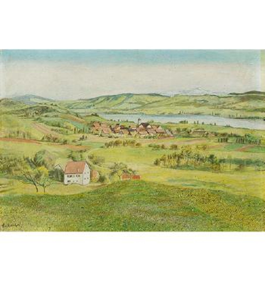 Landschaft bei Oehningen by Adolf Dietrich