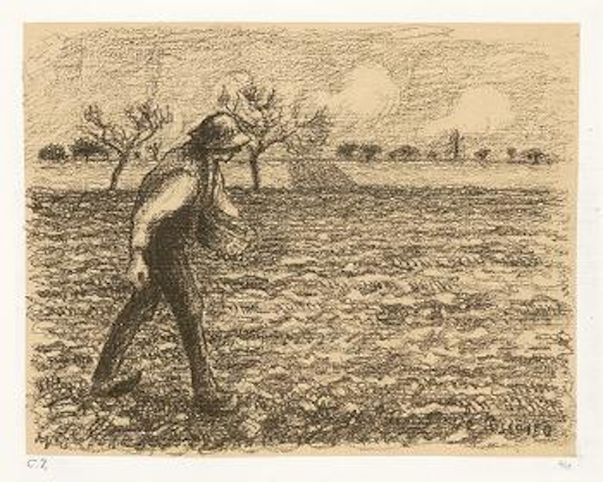 Semeur by Camille Pissarro