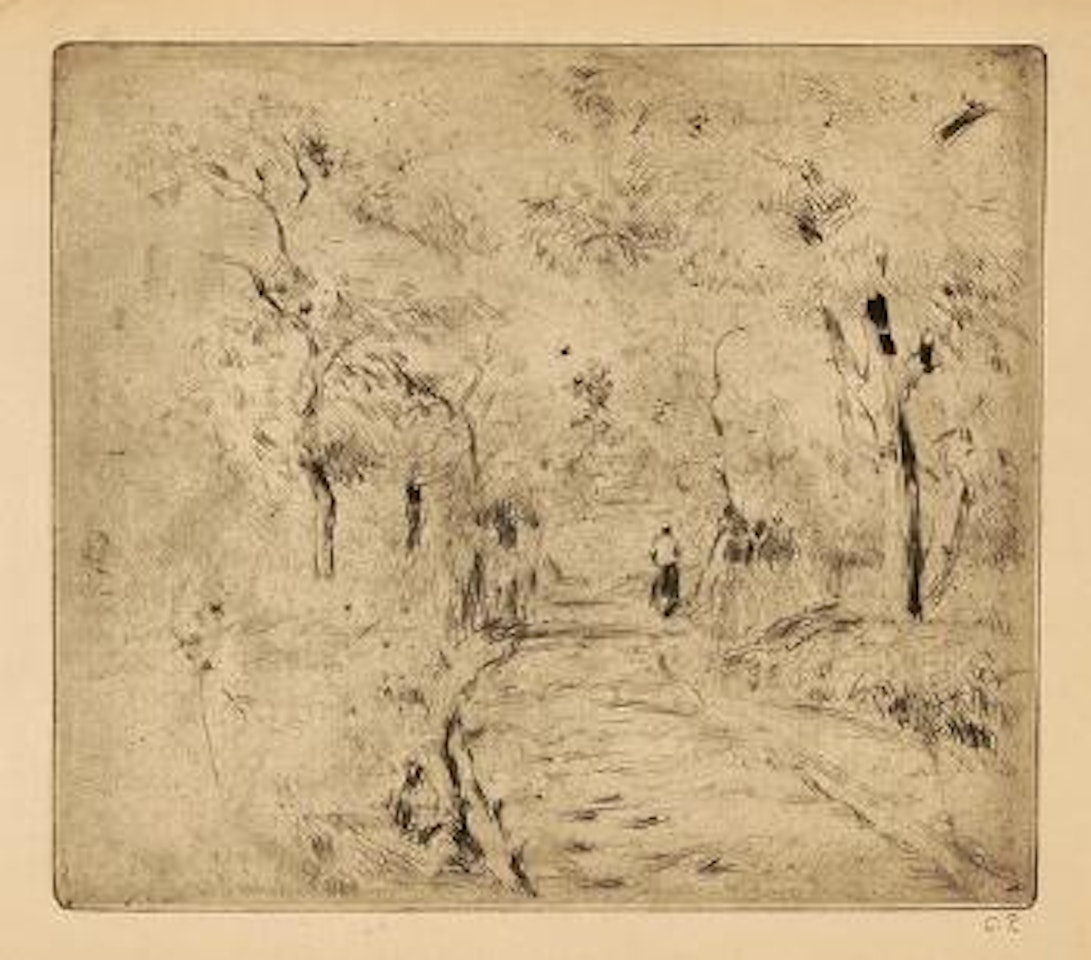 Dans les champs, à Ennery by Camille Pissarro