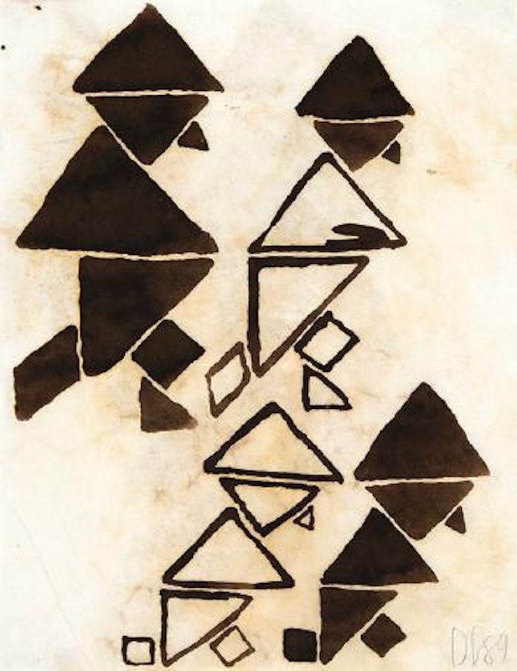 Tangram Series by Donald Baechler