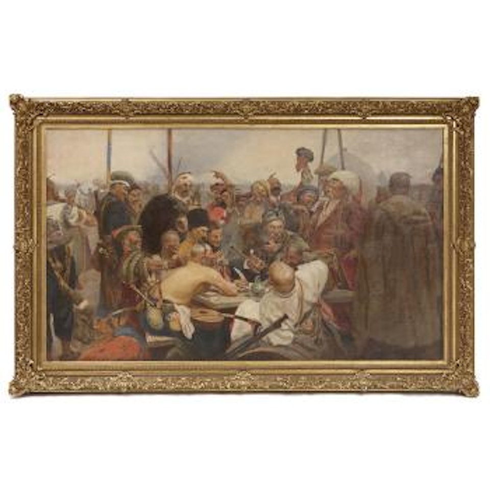 Reply of the Zaporozhian Cossacks to Sultan Mehmed IV of the Ottoman Empire by Ilya Yefimovich Repin