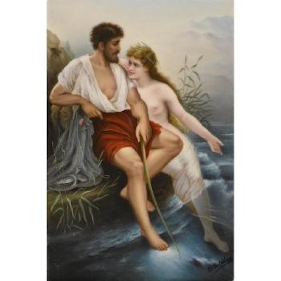 Fischer und Nymphe by Wilhelm Kray