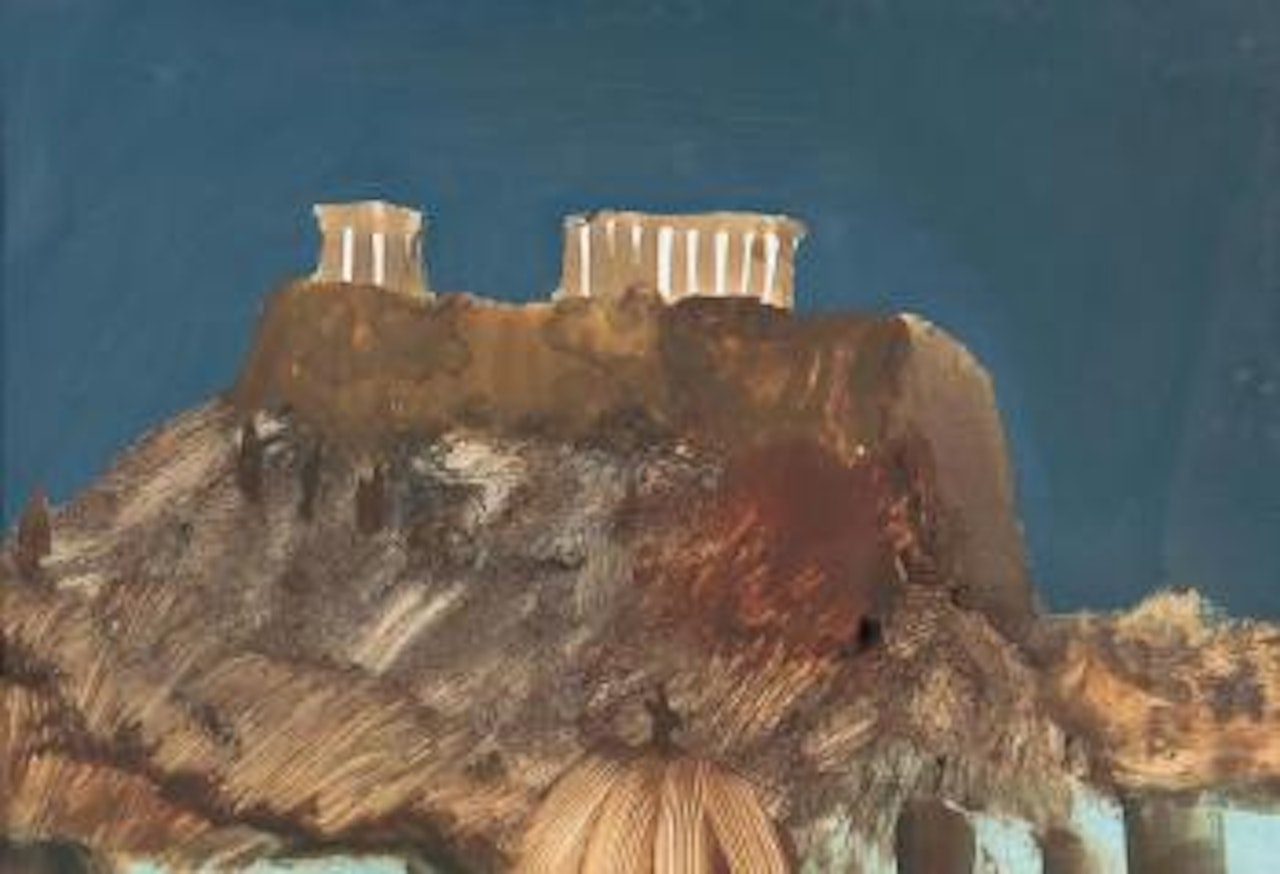Acropolis Greece by Sidney Nolan