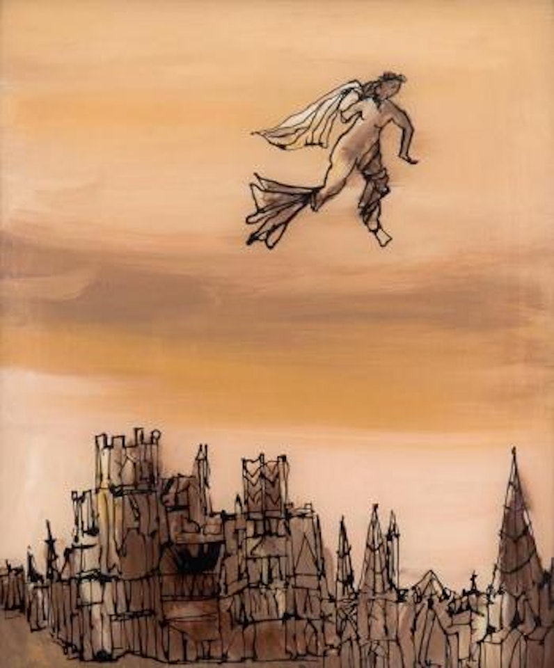 Angels over Ely by Sidney Nolan