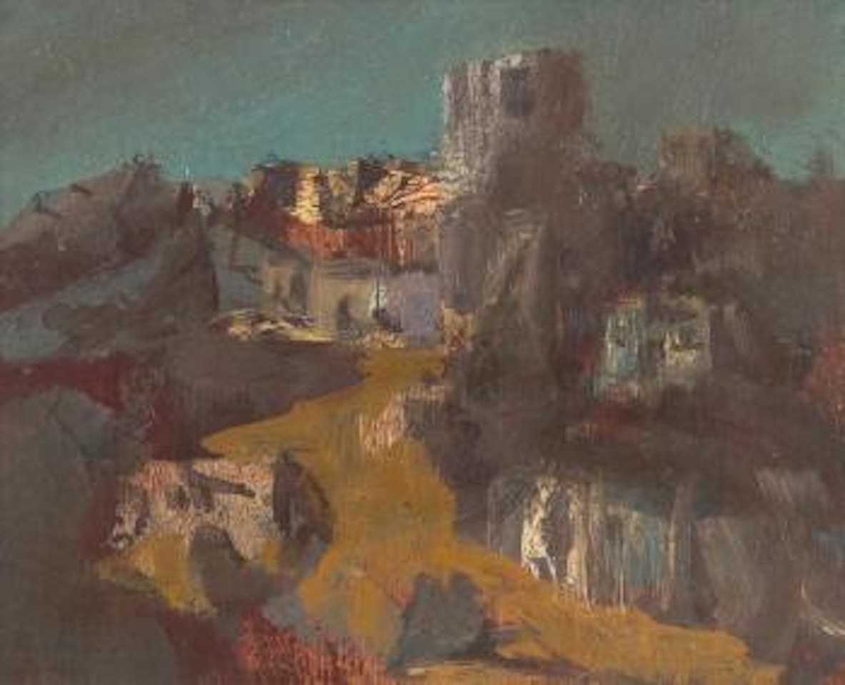 Spanish landscape series by Sidney Nolan
