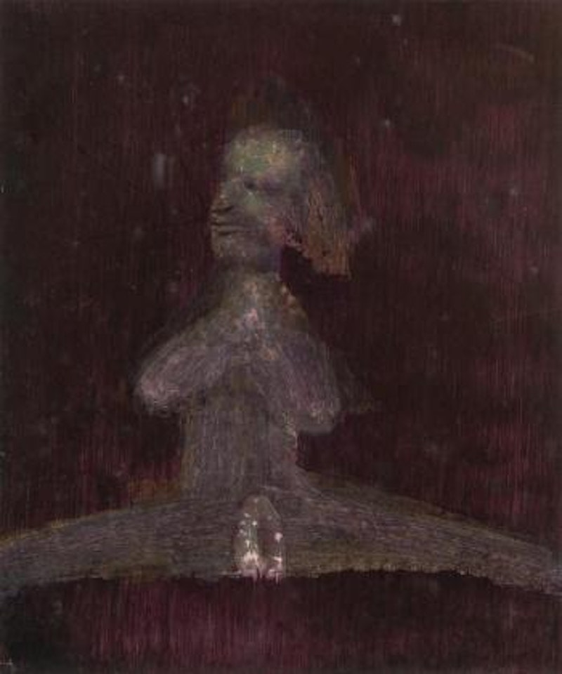 In the dark night of lust's defensive war by Sidney Nolan