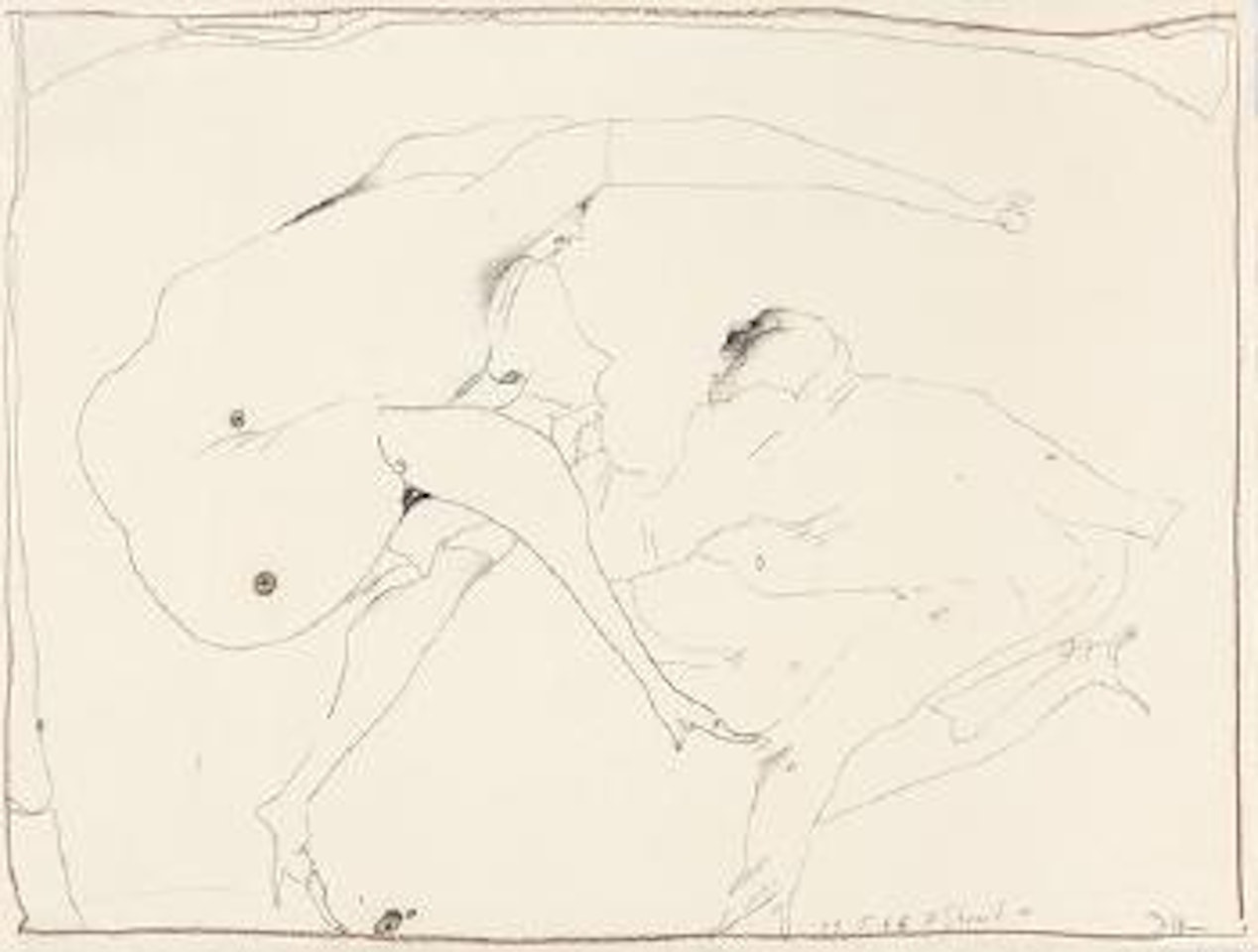 Streit by Horst Janssen