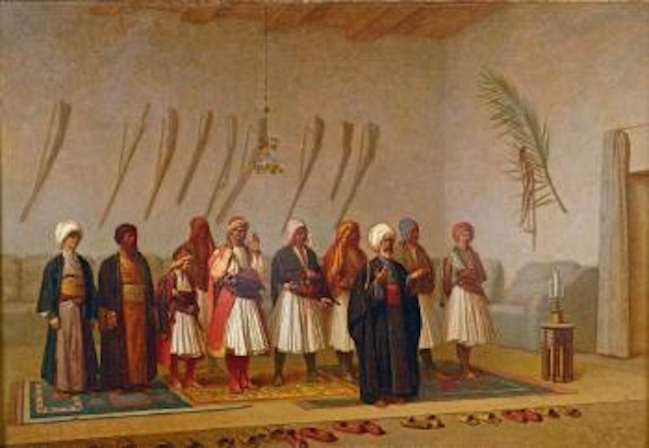 La prière chez un chef arnaute by Jean Léon Gérome