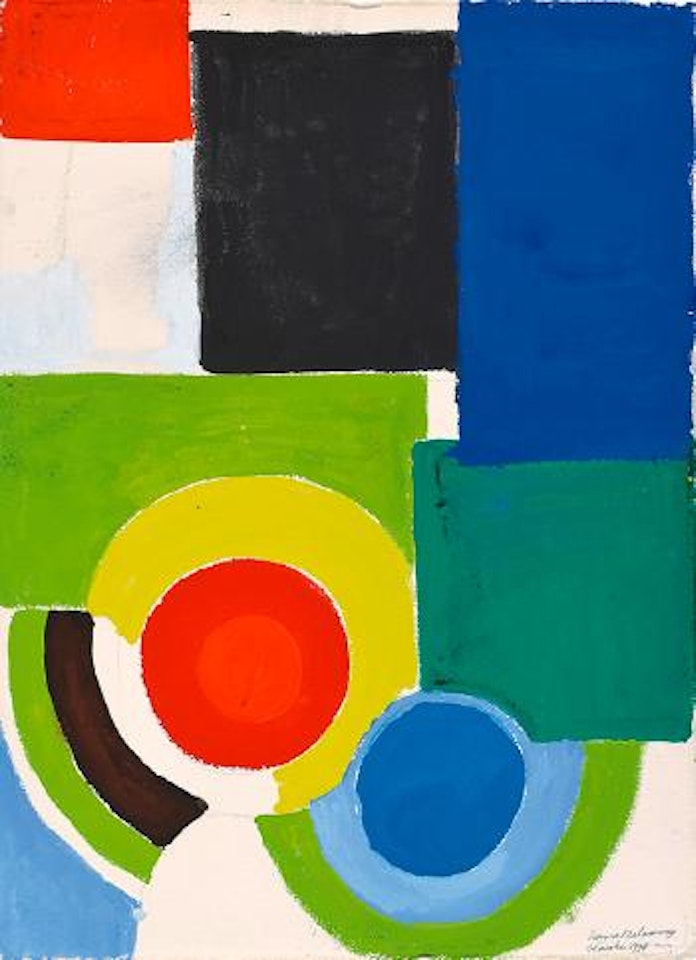 Rythme couleur no 1668 A by Sonia Delaunay