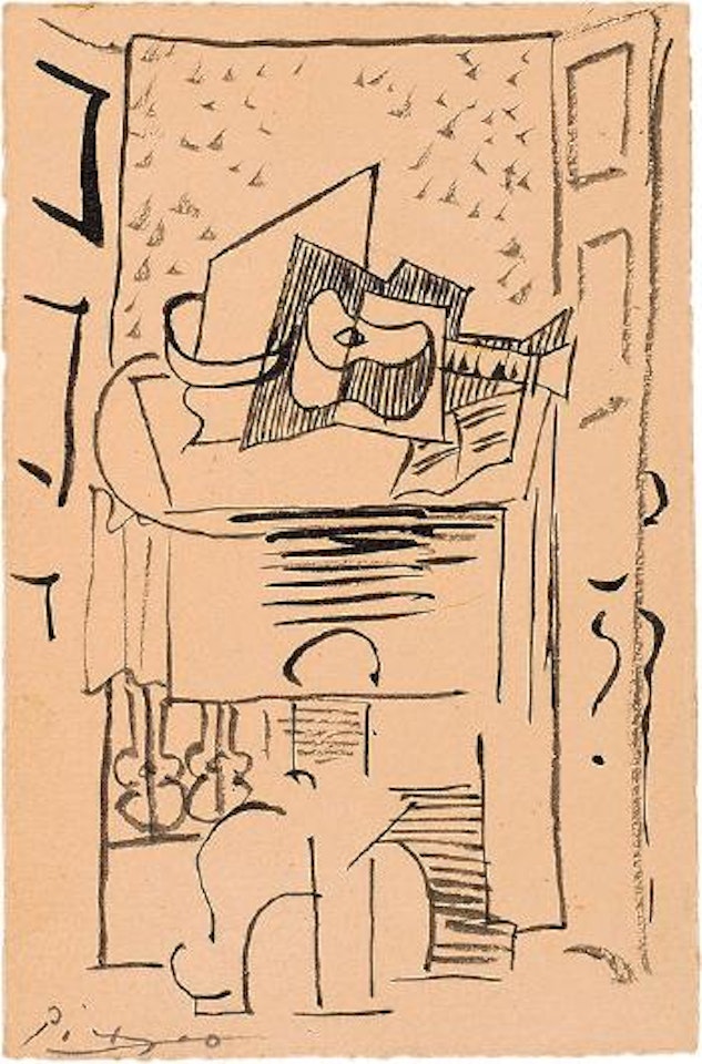 Guéridon devant la fenêtre by Pablo Picasso