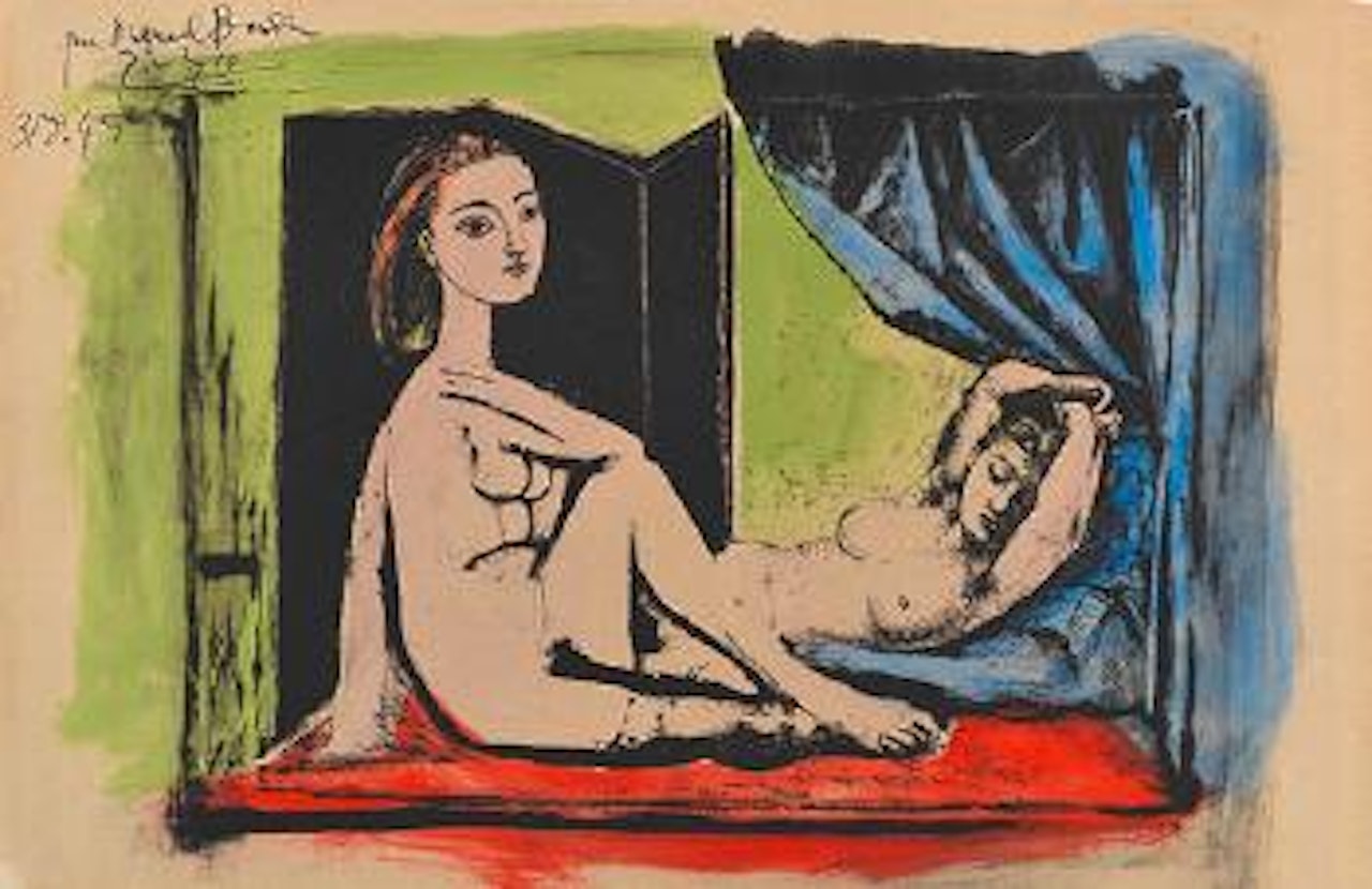 Les deux femmes nues by Pablo Picasso