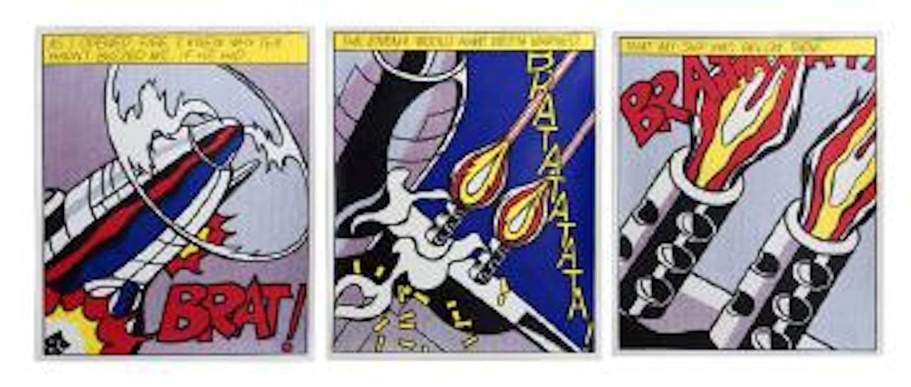 As I Opened Fire by Roy Lichtenstein