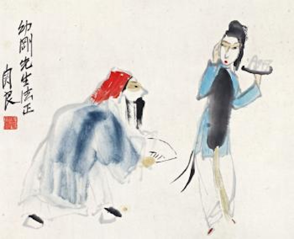 Opera characters by Guan Liang