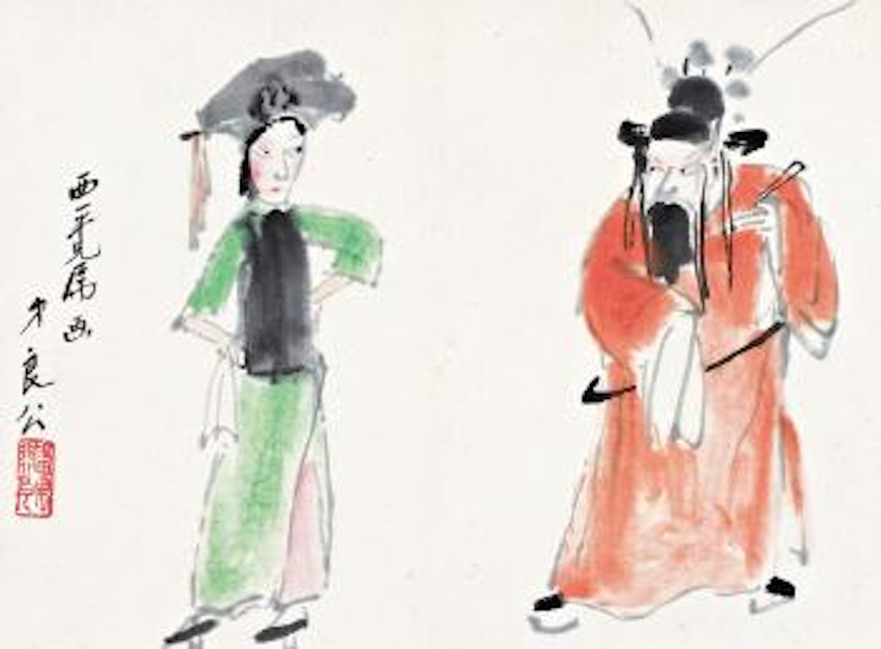 Opera characters by Guan Liang