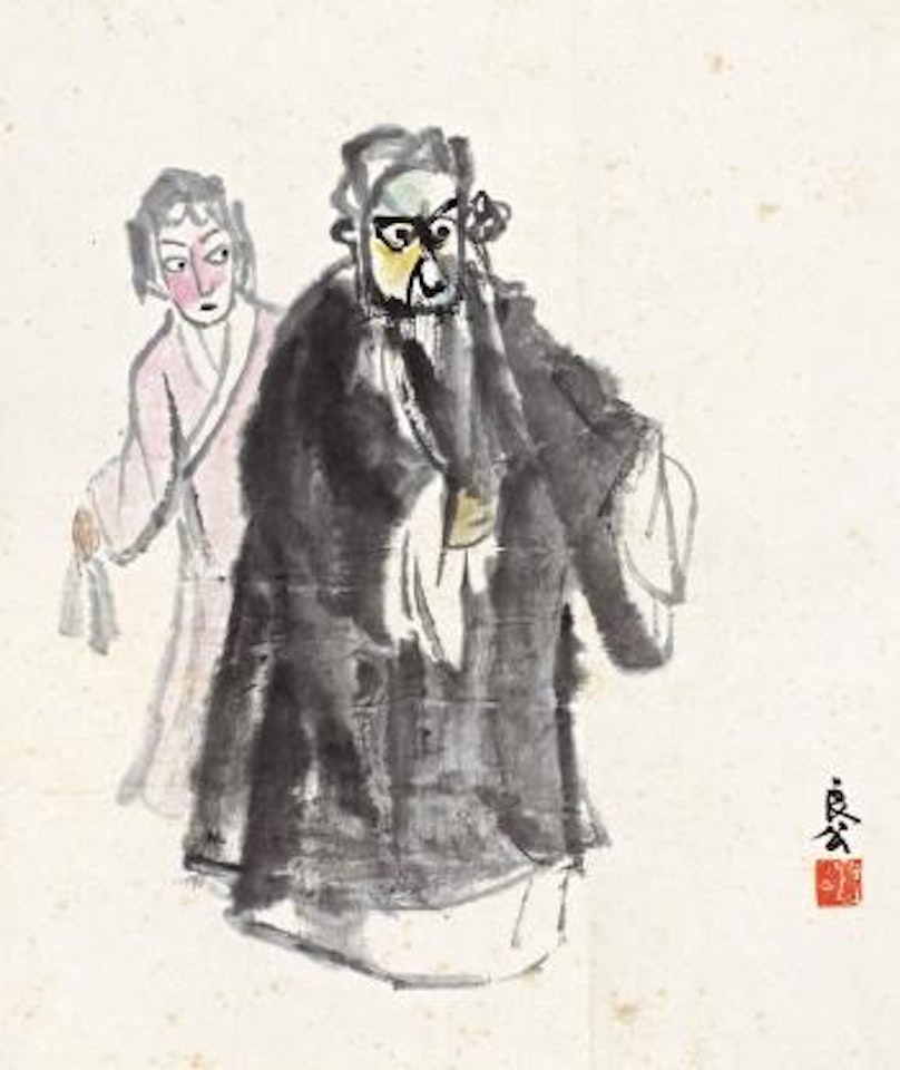 Opera characters by Guan Liang