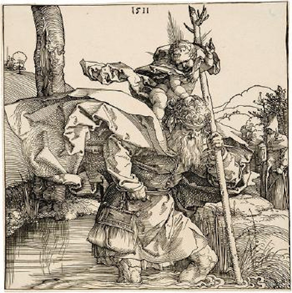 Der heilige Christophorus by Albrecht Dürer