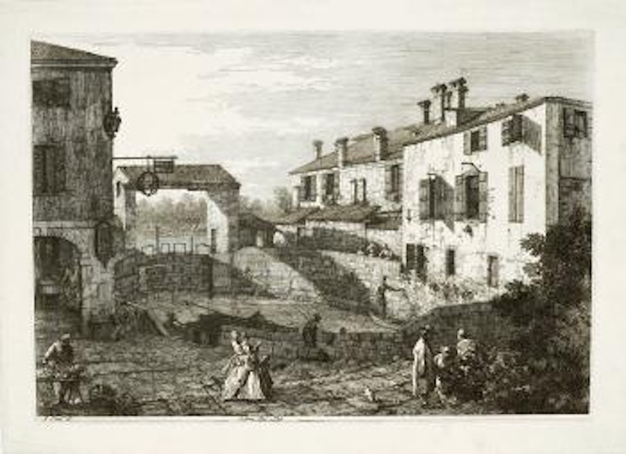 Le porte del Dolo by Canaletto