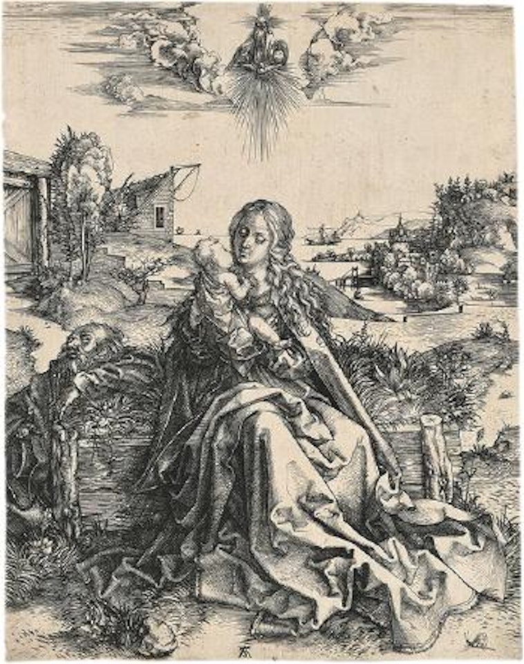 Die Heilige Familie mit der Libelle by Albrecht Dürer