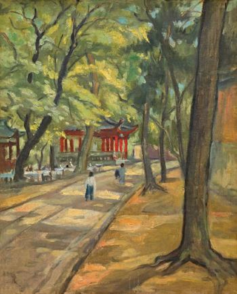Hangzhou Lingyin temple by Guan Liang