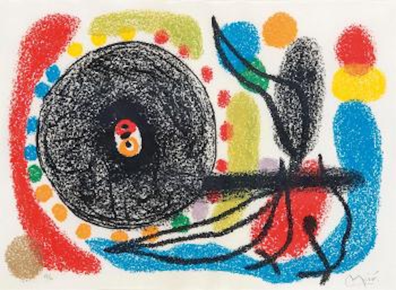 El Lagarto de las Plumas de Oro by Joan Miró