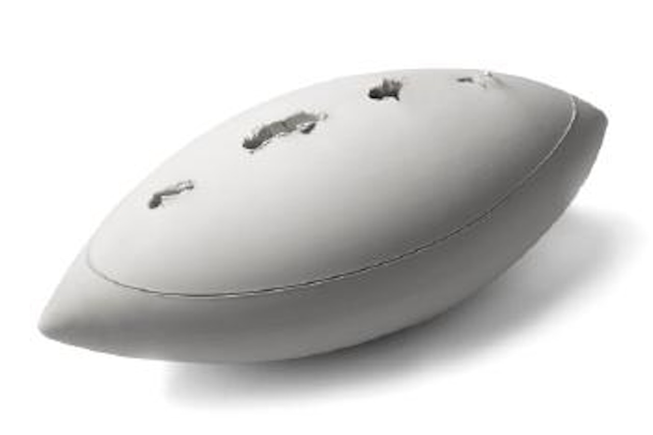 Concetto spaziale, ovale by Lucio Fontana