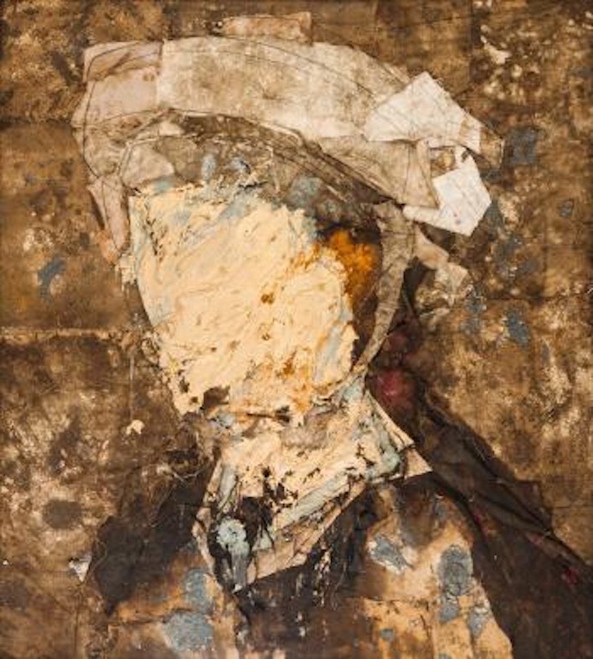 Retrato con mancha ocre by Manolo Valdés