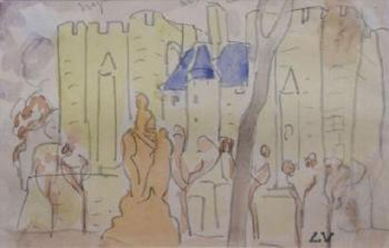 Devant le chateau by Louis Valtat