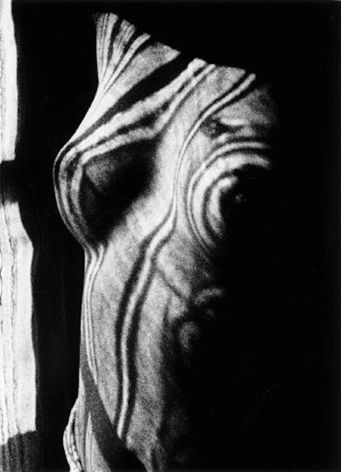 Retour à la raison; Self-portrait (solarization, cropped version) by Man Ray