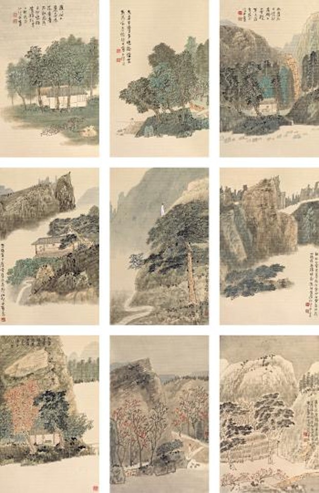 Landscape by Jiang Zhaoshen