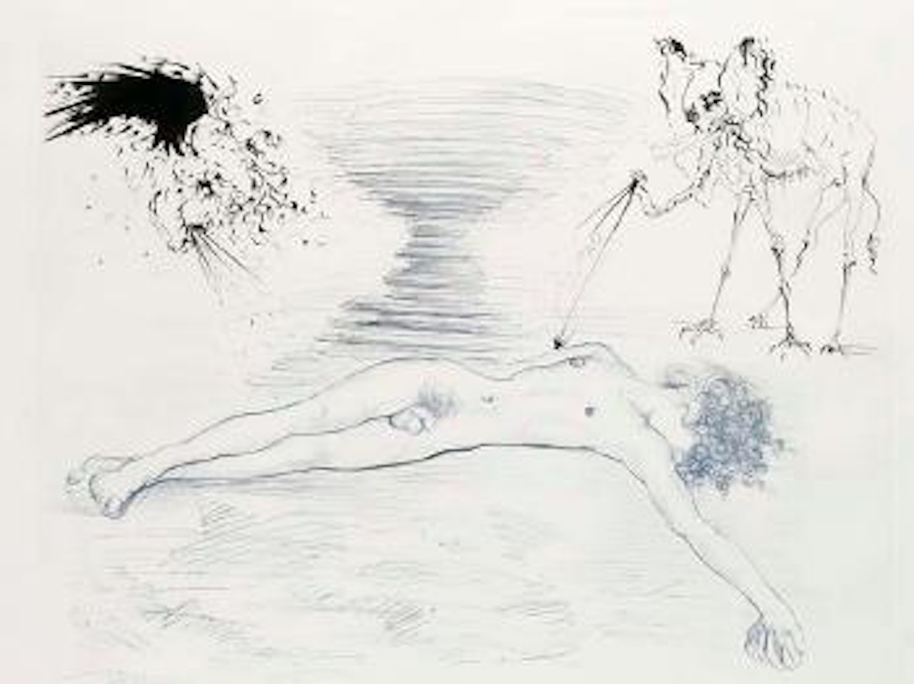 Hypnos by Salvador Dali